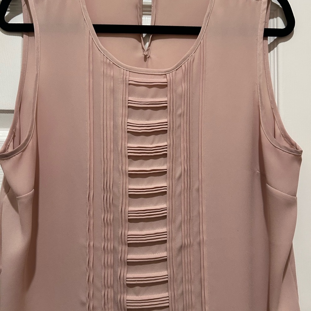 Elegant Pink Sleeveless Top